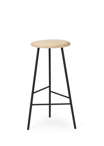 Warm Nordic - Taburete de bar - Pebble / Bar Chair - High - Ash / Black Noir