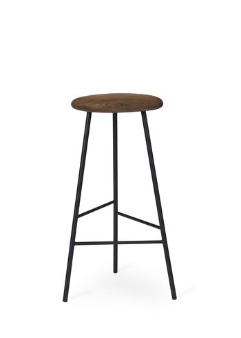 Warm Nordic - Banco de bar - Pebble / Bar Chair - High - Smoked Oak / Black Noir