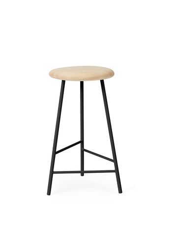 Warm Nordic - Bar stool - Pebble / Bar Chair - Low - Ash / Black Noir