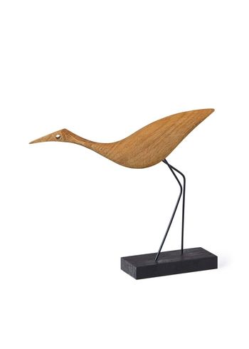 Warm Nordic - Figur - Beak Bird - Low Heron - Oak