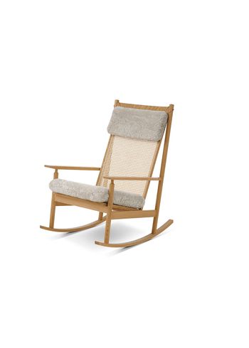 Warm Nordic - - Swing Rocking Chair - Sheepskin (Moonlight)