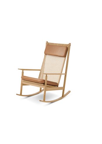 Warm Nordic - Rocking Chair - Swing Chair - Silk 0250 (Cognac)