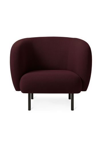 Warm Nordic - Fåtölj - Cape Lounge Chair - Merit 040 (Burgundy)
