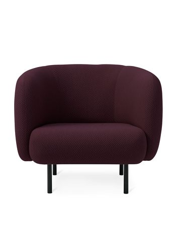 Warm Nordic - Fåtölj - Cape Lounge Chair - Mosaic 682 (Dark Bordeaux)