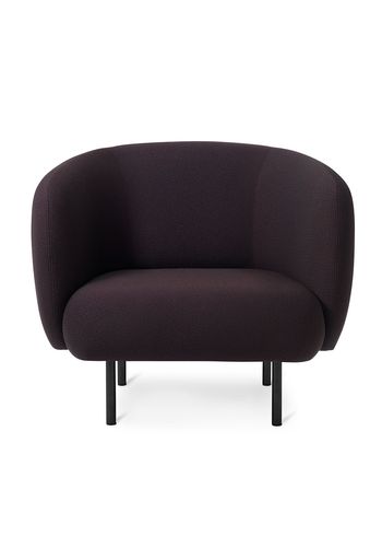 Warm Nordic - Lænestol - Cape Lounge Chair - Sprinkles 694 (Eggplant)