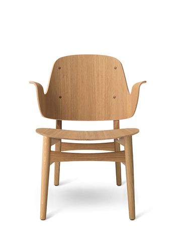 Warm Nordic - Sessel - Gesture Lounge Chair / White Oiled Oak - Solid Oak