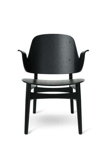 Warm Nordic - Lænestol - Gesture Lounge Chair / Black Lacquered Oak - Solid Oak