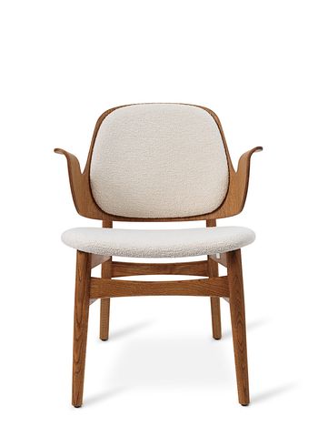 Warm Nordic - Fåtölj - Gesture Lounge Chair / Teak Oiled Oak - Barnum 24 (Cream)