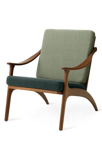 Warm Nordic - Lounge stoel - Lean Back Chair - Mosaic 972 (Petrol) / Mosaic 922 (Light Sage)Red) / Ritz 8008 (Rusty Rose)