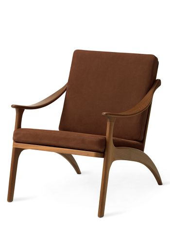Warm Nordic - Armchair - Lean Back Chair - Nabuk Leather (Terra)