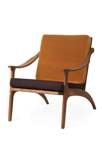 Warm Nordic - Fåtölj - Lean Back Chair - Ritz 1688 (Amber) / Balder 382 (Coffee Brown)