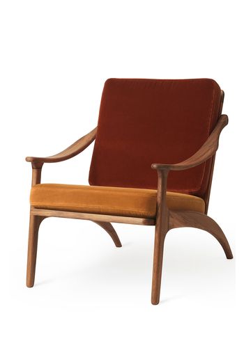 Warm Nordic - Lænestol - Lean Back Chair - Ritz 3701 (Brick Red) / Ritz 1688 (Amber)