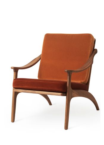 Warm Nordic - Fauteuil - Lean Back Chair - Ritz 3701 (Brick Red) / Ritz 8008 (Rusty Rose)