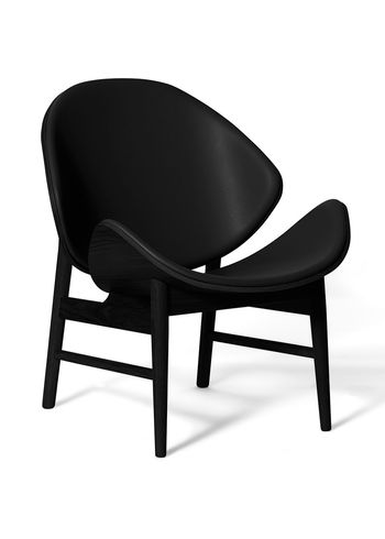 Warm Nordic - Lounge stoel - The Orange / Black Lacquered Oak - Challenger 004 (Black)