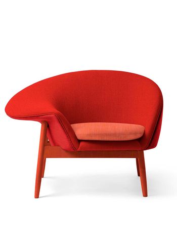 Warm Nordic - Lænestol - Fried Egg Chair / Colour - Red - Vidar 0542/Balder 0562/Balder 0542