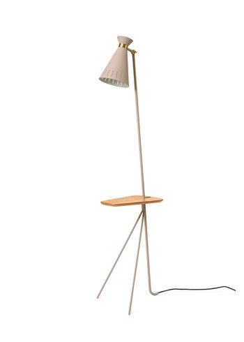 Warm Nordic - Pendolo - Cone / Floor Lamp - Pure Cashmere, Oak