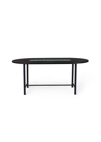 Warm Nordic - Cabinet - Be My Guest / Dining Table - Forest Green / Black Oiled Oak