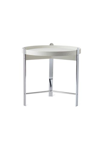 Warm Nordic - Couchtisch - Compose Table - Small - Warm White Oak / Chrome