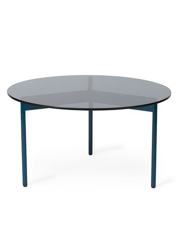 Warm Nordic - Sofabord - From Above Table - Large - Smoke Grey / Ocean Blue