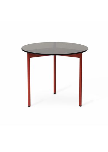 Warm Nordic - Table basse - From Above Table - Small - Smoke Grey / Rusty Red