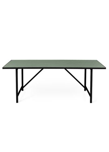 Warm Nordic - Spisebord - Herringbone Tile / Dining Table - Forest Green