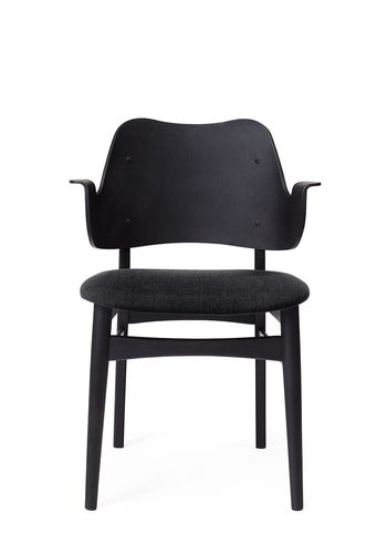 Warm Nordic - Cadeira - Gesture Chair / Black Lacquered Oak - Vidar 182 (Anthracite)