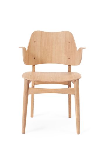 Warm Nordic - Chaise - Gesture Chair / White Oiled Oak - Solid Oak