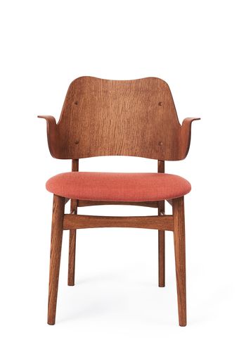Warm Nordic - Puheenjohtaja - Gesture Chair / Teak Oiled Oak - Canvas 566 (Peachy Pink)