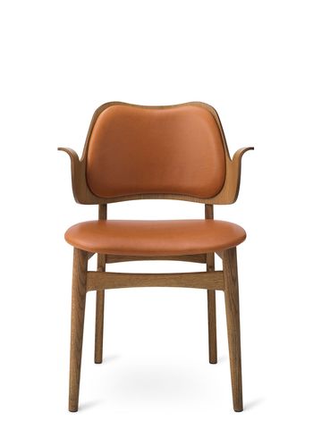 Warm Nordic - Puheenjohtaja - Gesture Chair / Teak Oiled Oak - Silk 0250 (Camel)