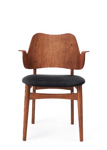 Warm Nordic - Puheenjohtaja - Gesture Chair / Teak Oiled Oak - Vidar 182 (Anthracite)