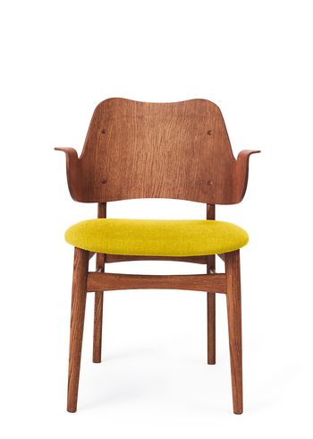 Warm Nordic - Puheenjohtaja - Gesture Chair / Teak Oiled Oak - Vidar 443 (Yellow)