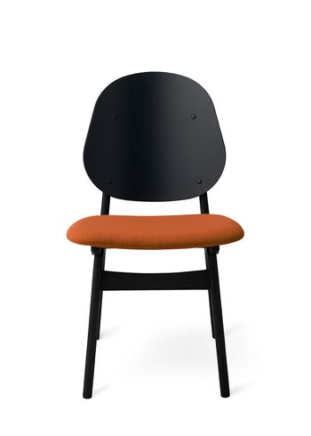 Warm Nordic - Chair - Noble Chair / Black Lacquered Oak - Merit 032 (Terracotta)