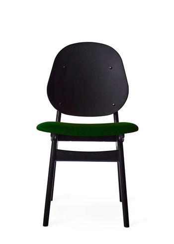Warm Nordic - Stuhl - Noble Chair / Black Lacquered Oak - Vidar 972 (Dark Green)