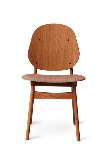 Warm Nordic - Stol - Noble Chair / Teak Oiled Oak - Canvas 614 (Pale Rose)
