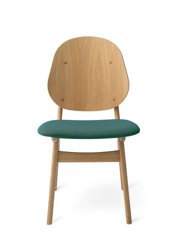 Warm Nordic - Chair - Noble Chair / White Oiled Oak - Merit 017 (Dark Cyan)