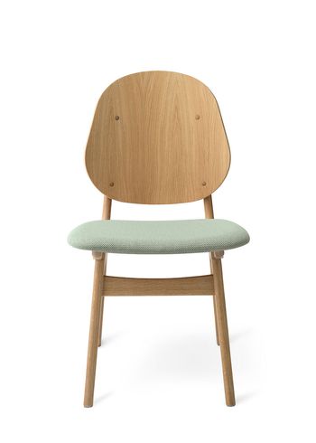 Warm Nordic - Chair - Noble Chair / White Oiled Oak - Merit 021 (Light Cyan)