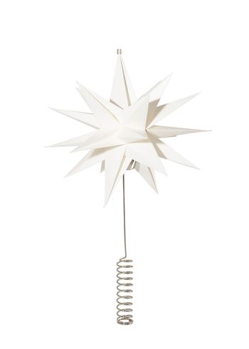Watt & Veke - Christmas Ornaments - Sputnik Top Star - White