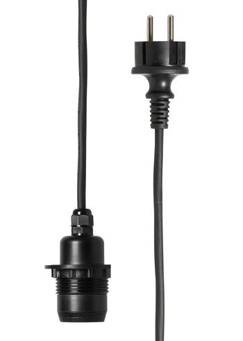 Watt & Veke - Kabelhållare - Outdoor Cable - Black