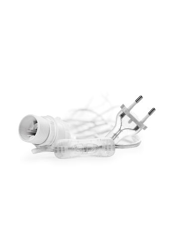 Watt & Veke - Ledning - Cable 5m Transparent With Switch - Transparent