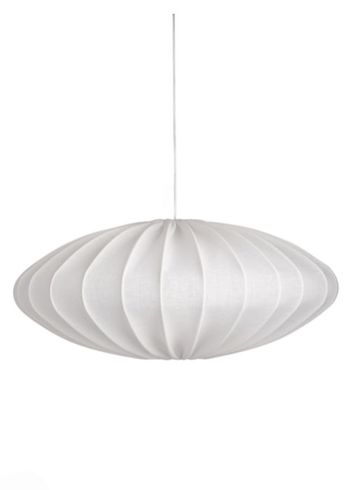 Watt & Veke - Pendant Lamp - Ellipse Linen - White - Large