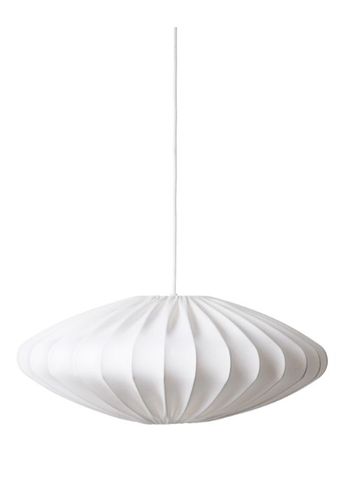 Watt & Veke - Hängande lampa - Ellipse Linen - White - Small
