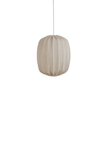 Watt & Veke - Pendant lamp - Prisma Pendant Linen - Natural - D25 cm