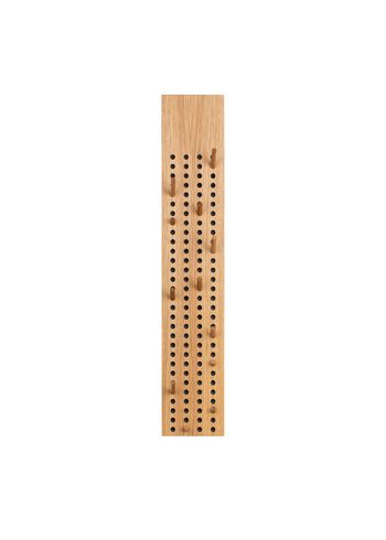 WeDoWood - Krokar - Scoreboard Coat Rack - Stor Vertical - Oak