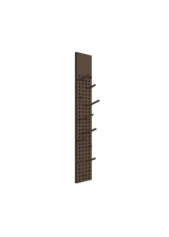 WeDoWood - Krokar - Scoreboard Coat Rack - Stor Vertical - Smoked Oak