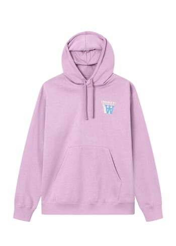 Wood Wood - Sweatshirt - Jenn Stacked Logo Hoodie - Rosy Lavender