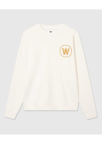 Wood Wood - Sweatshirt - Jess Tonal Logo Sweatshirt - Off White