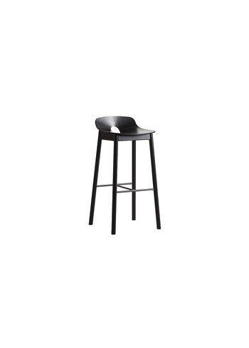 Woud - Bar stool - Mono Bar Stool - Black Painted Oak
