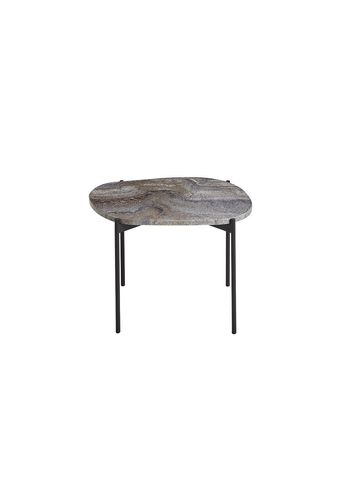 Woud - Bord - La Terra occasional table - Grey Melange Travertine - Medium