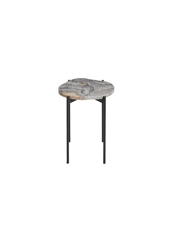 Woud - Conseil d'administration - La Terra occasional table - Grey Melange Travertine - Small