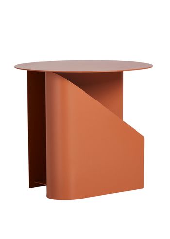 Woud - Conseil d'administration - Sentrum Side Table - Brændt Orange
